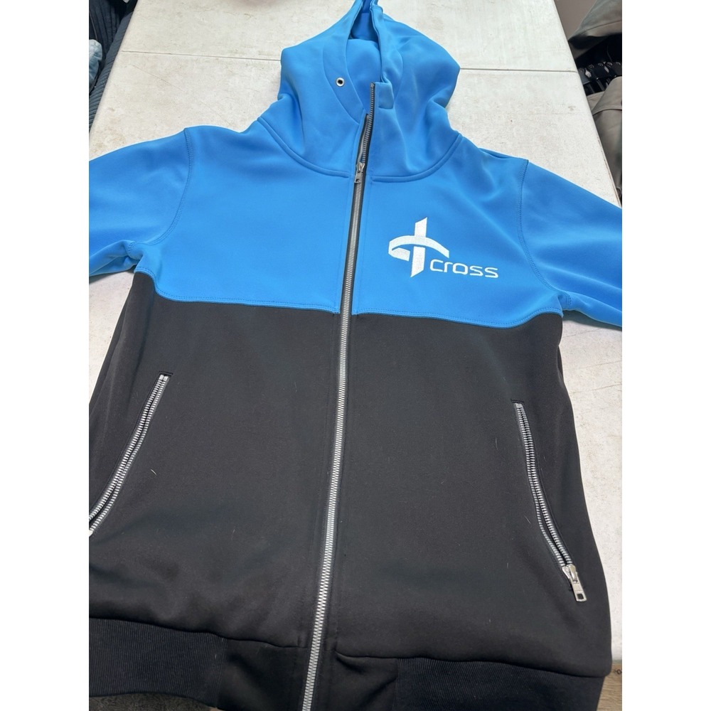 Cross‎ Men's Hoodie Size M Blue And Black